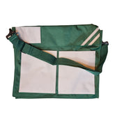 Back to school messenger book bag - green